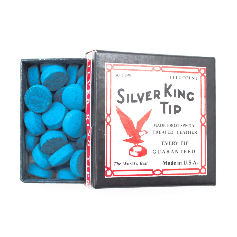 Коробка наклеек для кия "Silver King"13 мм (50 шт)