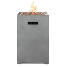 Уличный газовый камин Clifton Square Grey