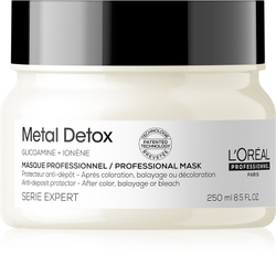 L’Oreal Professionnel Serie Expert Metal Detox - глубокая питательная маска для окрашенных и поврежденных волос /   250  ml  / GTIN 30160606