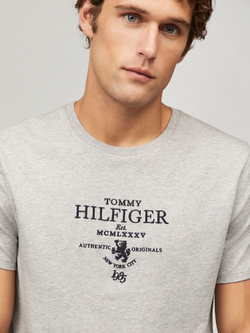 Футболка Tommy Hilfiger Tommy Heritage Logo Grey Heather