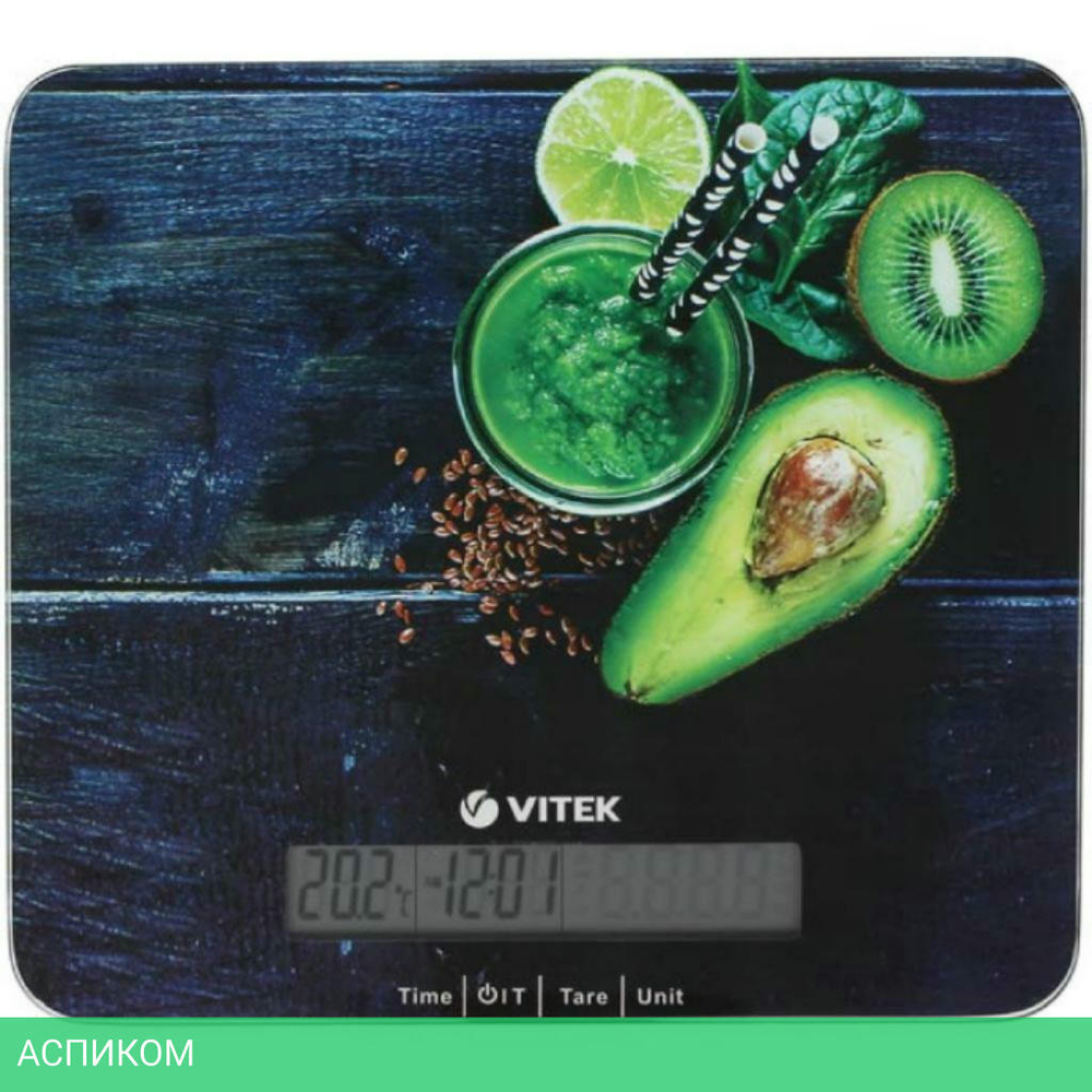 Кухонные весы Vitek VT-2425 Blue/Illustration