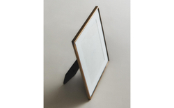 Zara Home Фоторамка из стекла, цвет золотой, 19.4 см