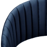 Комплект из 4-х стульев Bradex Home Turin синий, золотые ножки