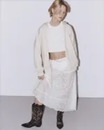 Юбка One Two Lace Long Coconut Milk