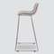 Барный стул Neo Soft 77 см, серый, ножки хром