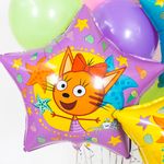 Шар (22''/56 см) Звезда, Три Кота, Карамелька, 1 шт. в уп.