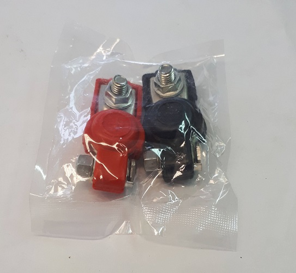 Клеммы АКБ быстросъёмные, изолированные для быстрого монтажа, Атлант (2 шт. / в комплекте)