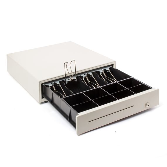 Денежный ящик POScenter 13K 350x405x90 распайка для &quot;Epson/АТОЛ, без датчика открытой крышки&quot;, белый