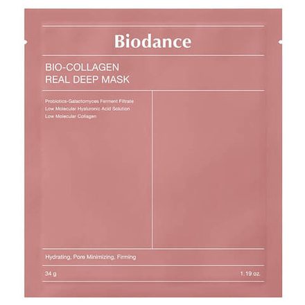Ночная гидрогелевая маска с коллагеном для эластичности кожи Biodance Bio-Collagen Real Deep Mask 1 шт