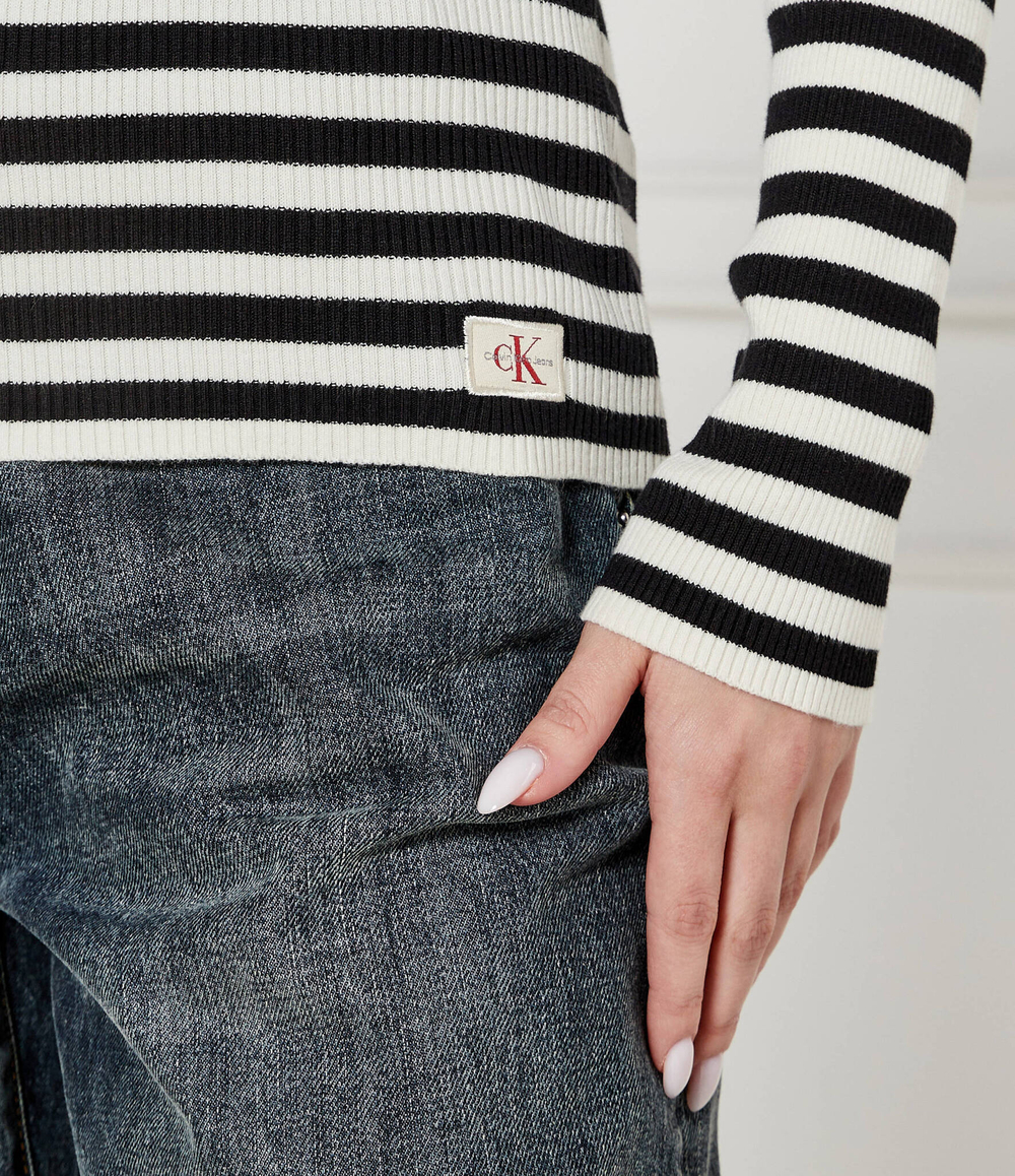 Гольф CALVIN KLEIN JEANS - экрю(J20J224225)