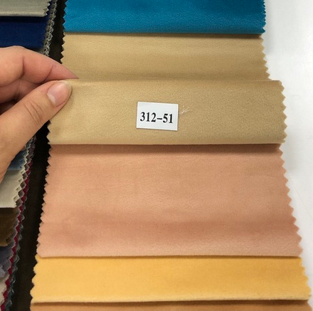 Шторы из однотонного бархата матового, цвет 51