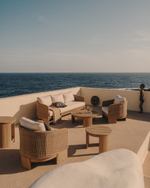 Кресло Xoriguer из искусственного ротанга и 100% массива эвкалипта