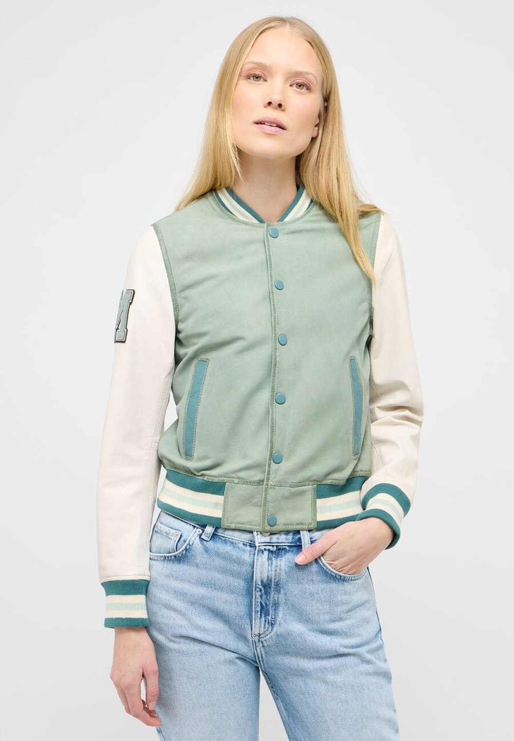 Куртка кожаная женская MUSTANG women´s leather jacket