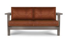 Диван Victory (Grey_bristol,Винилискожа Mahogany,Винилискожа (Mahogany) цвет № 202)