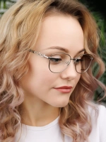 Оправа для очков для зрения металлическая брендовая
