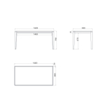 Обеденный стол CRYSTAL CRT025