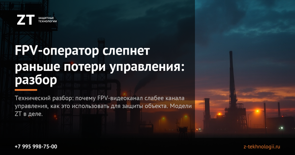 FPV-оператор слепнет раньше потери управления: разбор FPV-оператор слепнет раньше потери управления: разбор