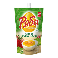Майонез Ряба Провансаль 67% 350г дой-пак