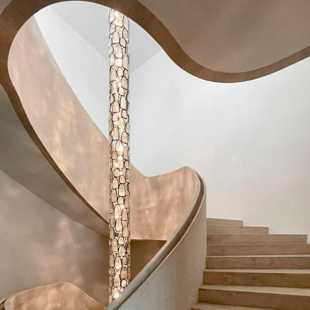 Ceiling design lamp Cabochon by Matthew McCormick Studio