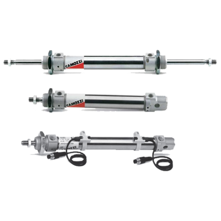 Пневмоцилиндры Camozzi. Серии 16, 23, 24, 25