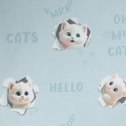 Обои виниловые HC72285-16 PALITRA HOME 3D Cats, сюжетный рисунок размер 1.06 х 10.05 м