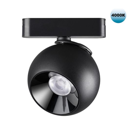 359100 SHINO NT23 194 черный Трековый светильник для низков. шинопровода IP20 LED 4000K 12W 48V 960Лм SMAL