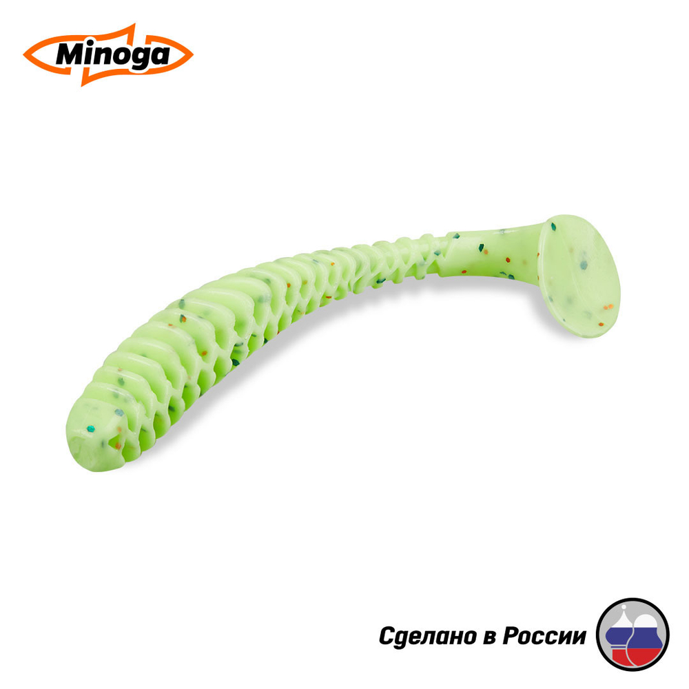 Силиконовая приманка "Minoga" ACTION 5,0"(5шт) 127мм, 7,7 гр, цвет 020