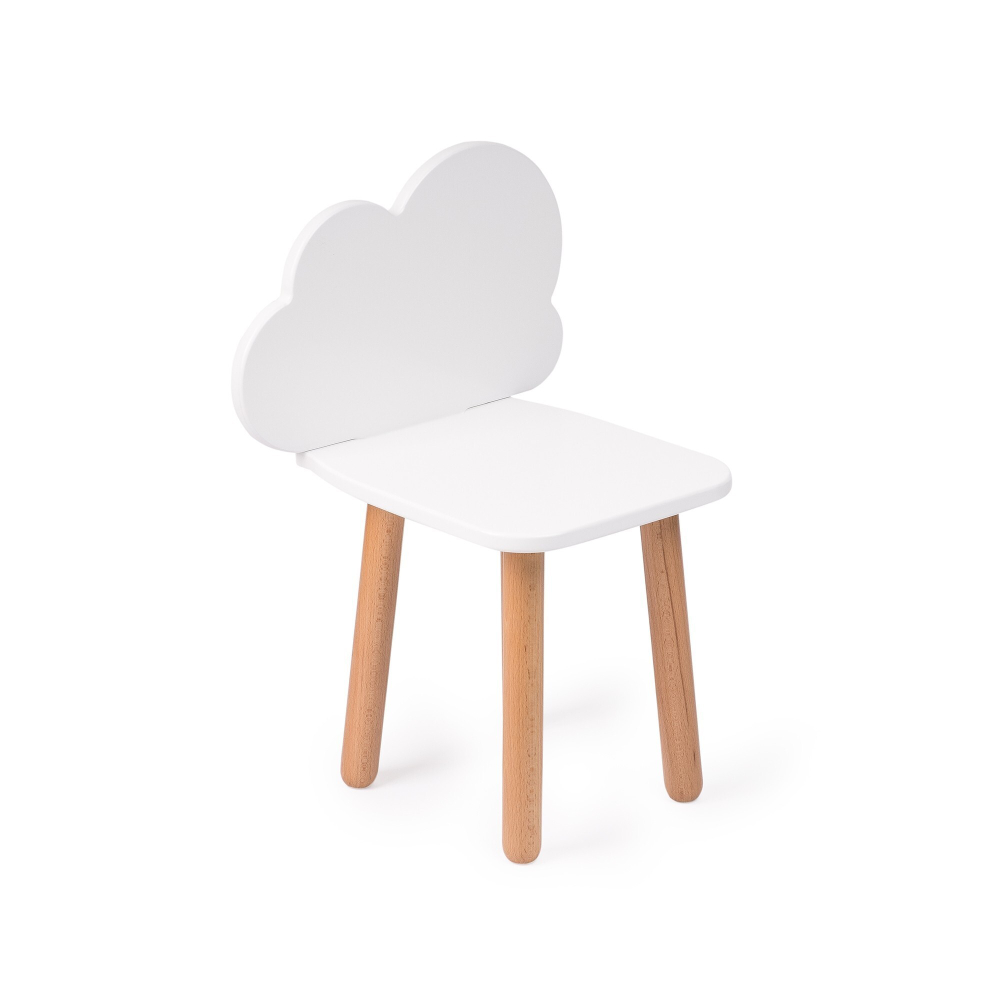 Стул детский Happy Baby OBLAKO CHAIR, белый