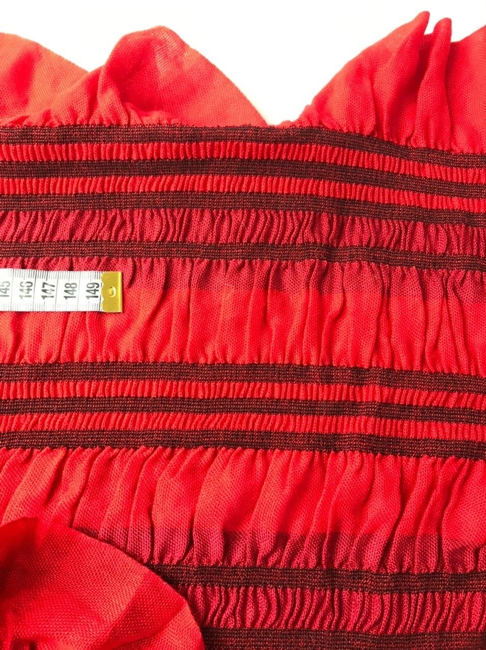 Шарф с оборками