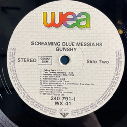 Винтажная виниловая пластинка LP The Screaming Blue Messiahs Gun Shy (Germany 1986)