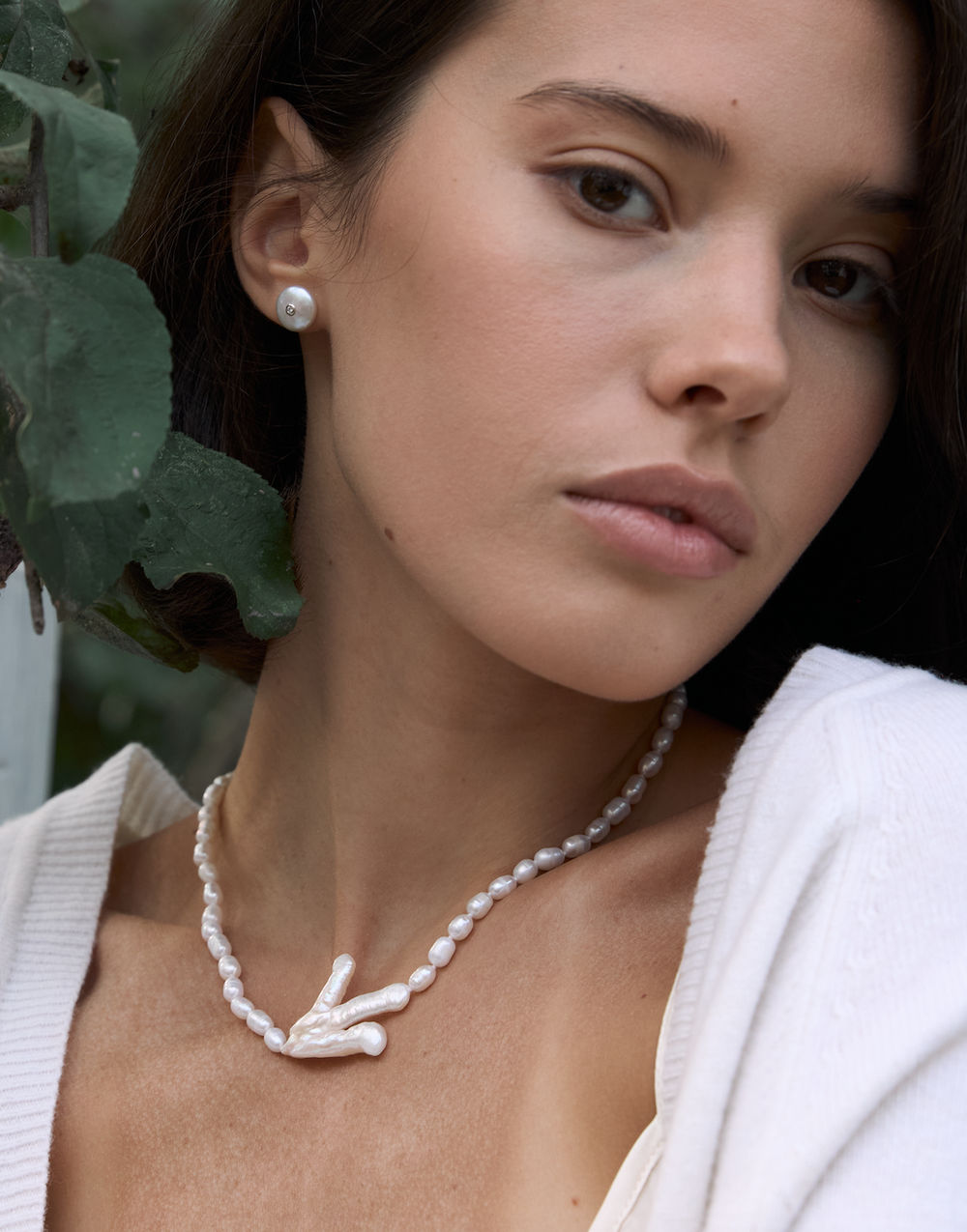 Серьги-пуссеты Pearls