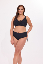 Пляжный бюстгальтер со шнуровкой (Размер: 90H) (Цвет: черный)