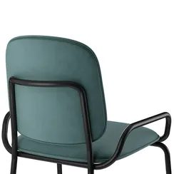 Барный стул Ror, 2 Frame, зеленый велюр