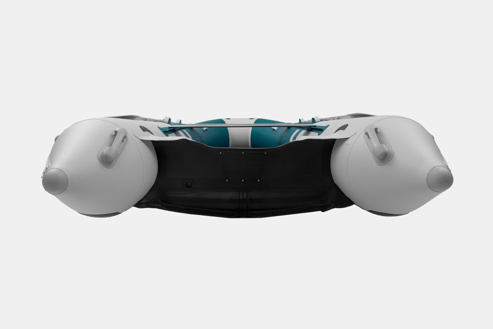 Надувная лодка GLADIATOR E420PRO морской зеленый-белый