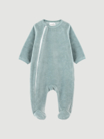 Велюровый комбинезон Mjölk Baby Blue