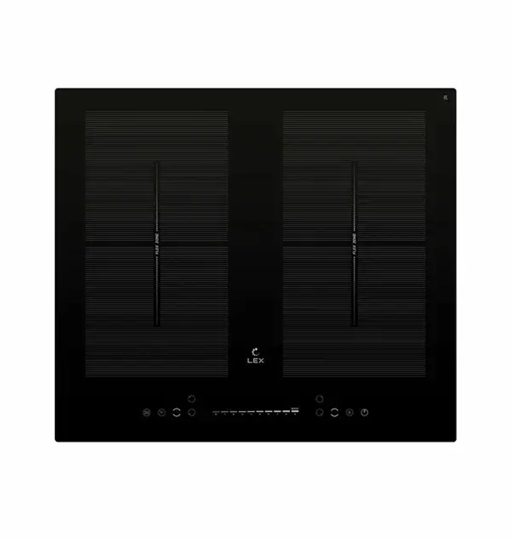 Встраиваемая индукционная панель независимая LEX EVI 640 F BL