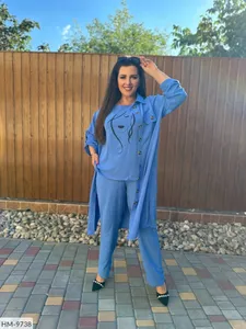 Костюм тройка FI-2783 Фабрика Моды