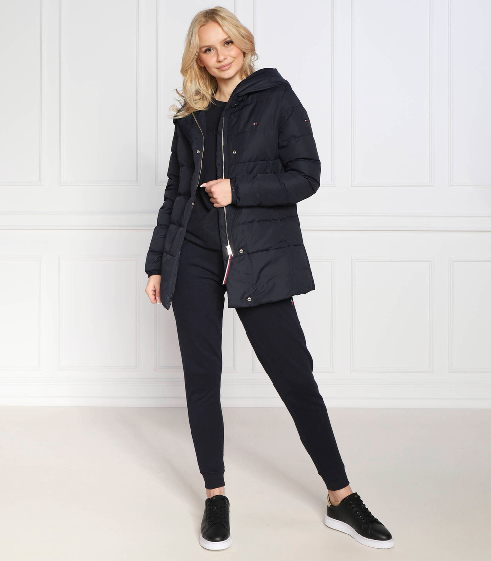 пуховая куртка modern wrap Tommy Hilfiger - темно-синий(WW0WW37431)