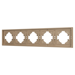 Рамка пластиковая FRM-TENDO-PL-5-GD (Arlight, -) 053854