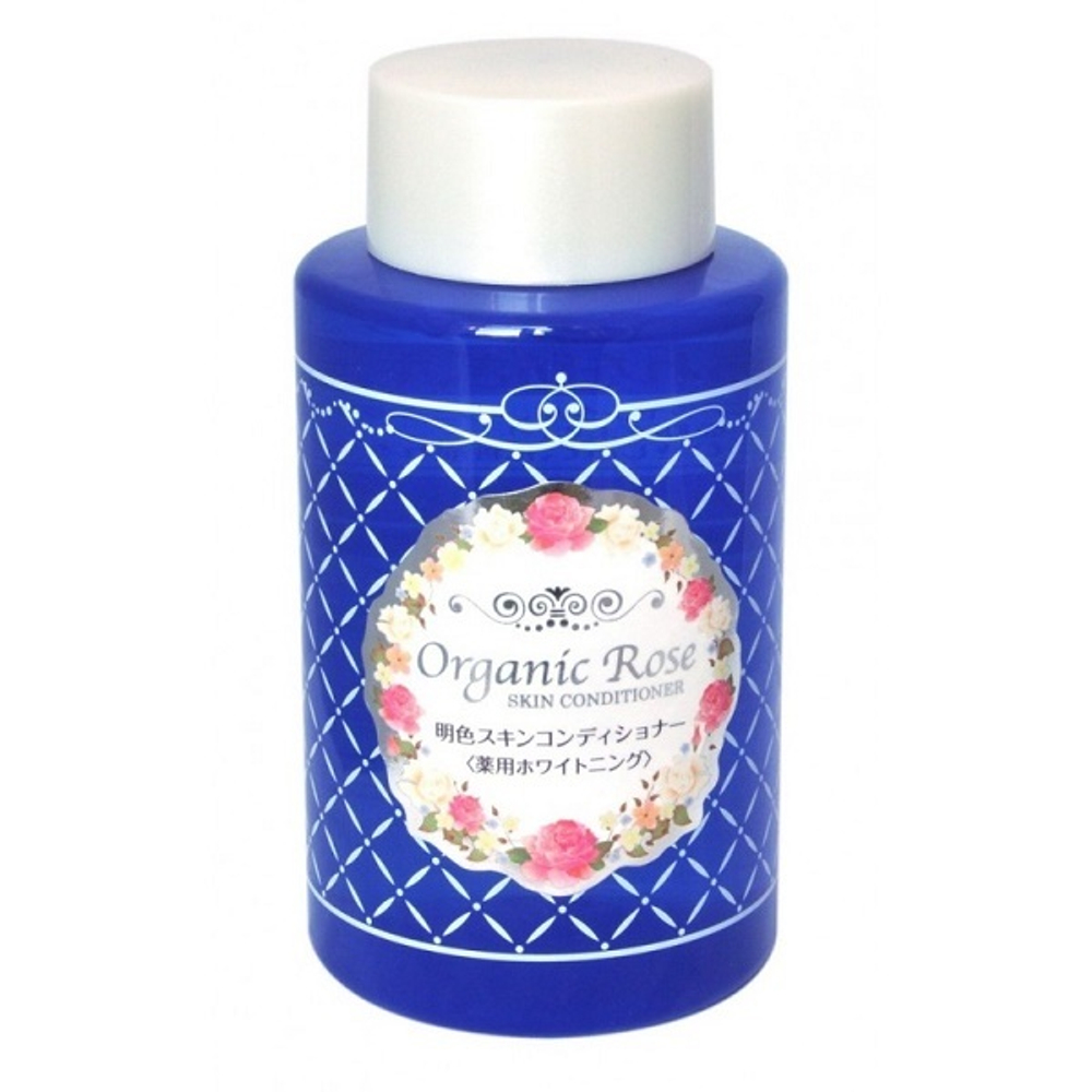 Лосьон-кондиционер для лица с осветляющим эффектом экстракт дамасской розы и плацента Meishoku Organic Rose 200мл