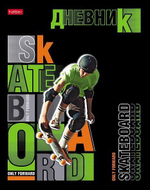 Дневник для 1-11кл. 40л А5ф "Скейтбордист" (Хатбер)