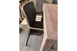 Комплект мебели Tweet BALI Set, коричневый