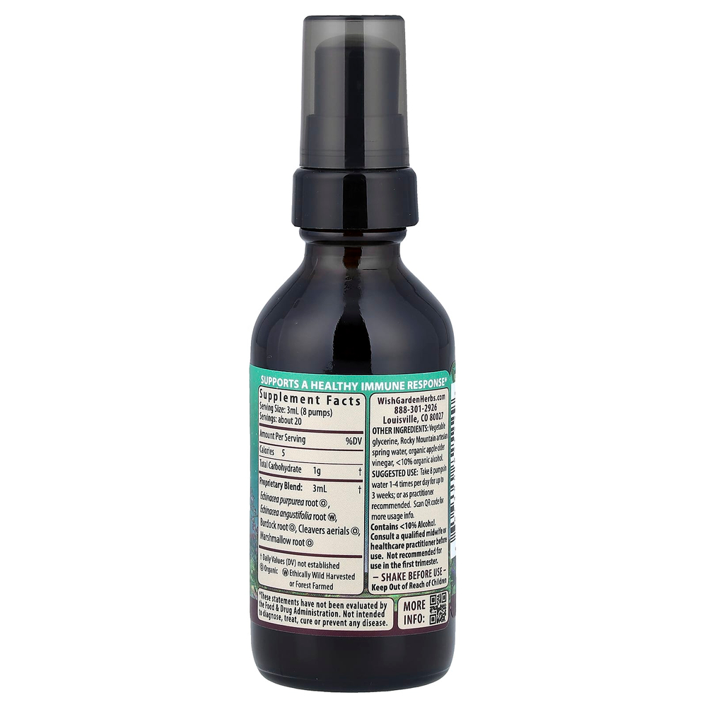 WishGarden Herbs, Immune ™ Boost, для беременных, 59 мл (2 жидк. Унции)