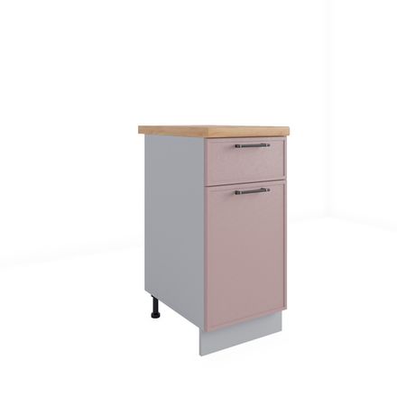 Кухня Модуль С1ЯШ 400 Марта Пудра Скин