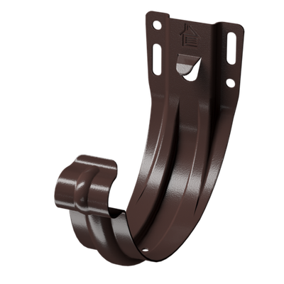 Кронштейн желоба карнизный штампованный Stal Premium, шоколад