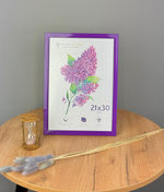 Фоторамка 21х30 см фиолетовая, без фактуры, арт. 2130.752270