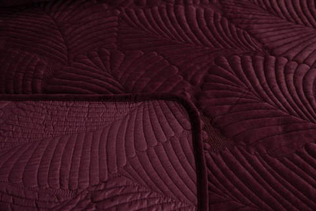 Покрывало 240х260 и 2 наволочки Sofi De MarkO Ноэль бордовое