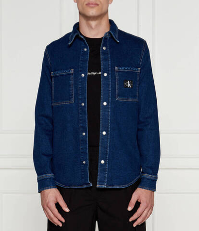 Джинсовая куртка CALVIN KLEIN JEANS - темно-синий(J30J325893)