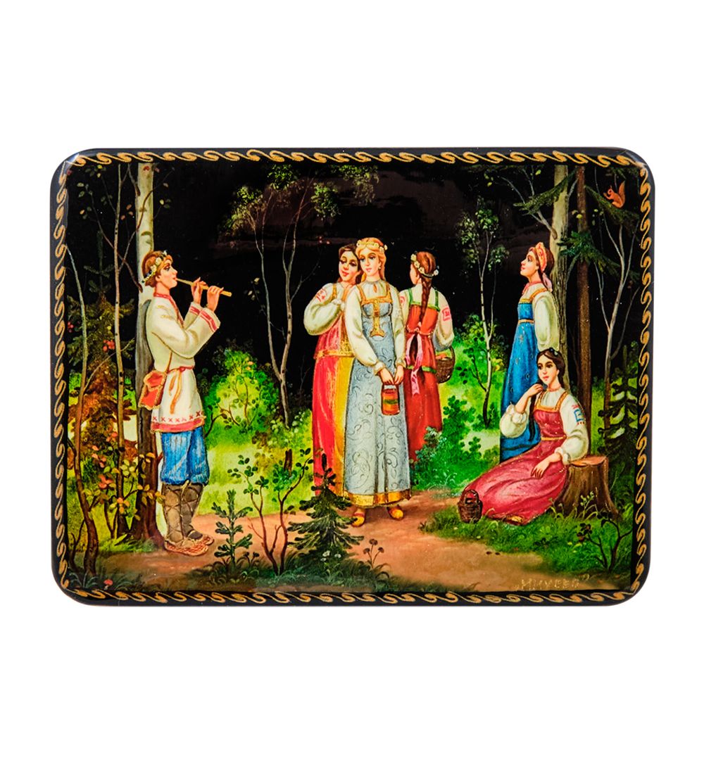 ШК-19/53 Шкатулка в технике декупаж «Лель» (10х8х3,5)