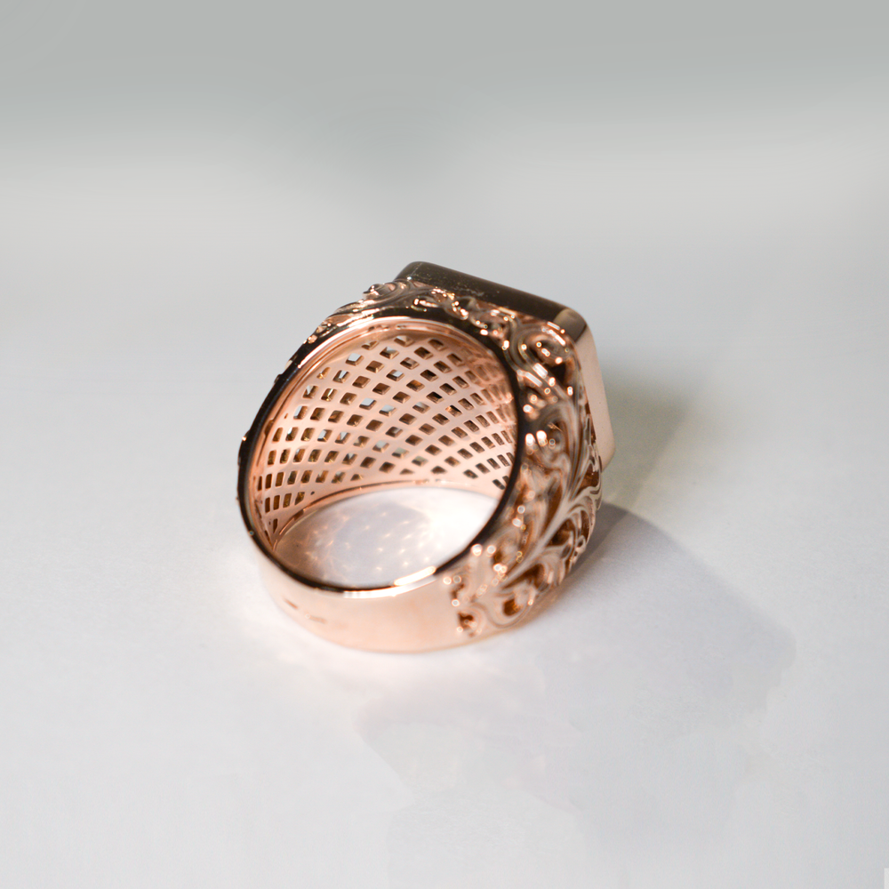 Печатка с ониксом Георгий Победоносец